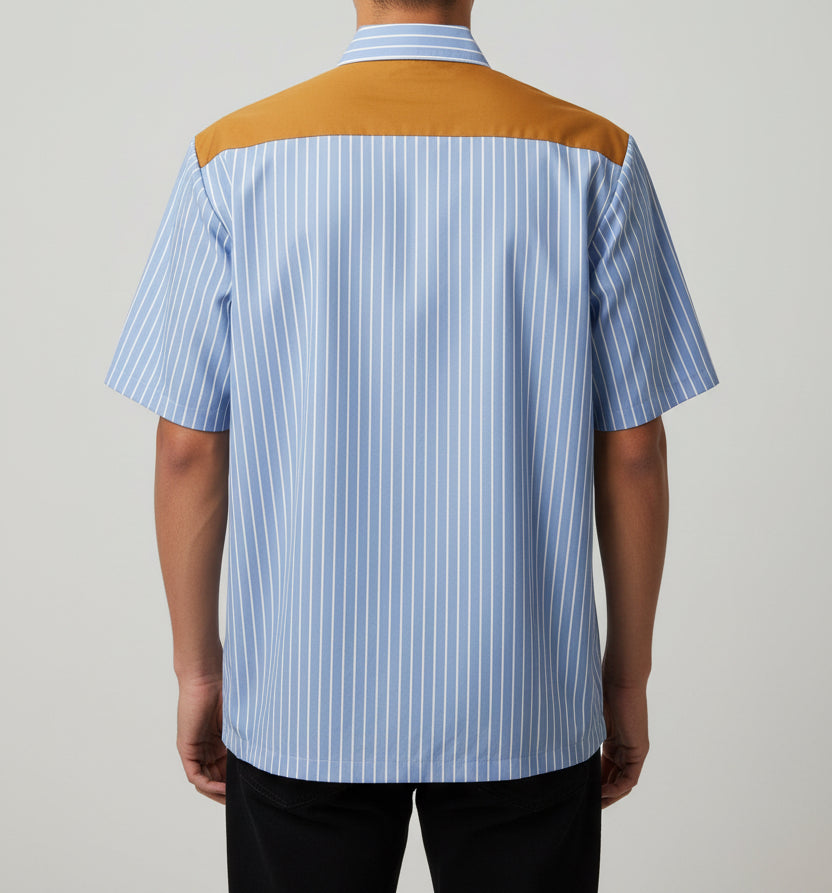 Camicia SYST over size mezza manica.