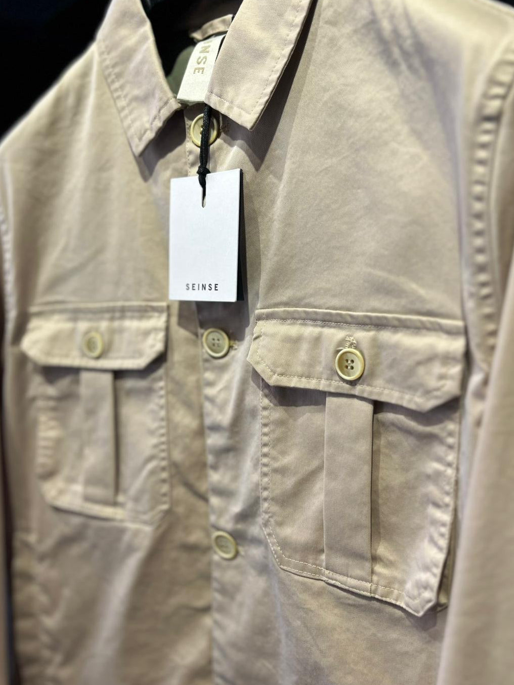 Fit Jacket Seinse Beige