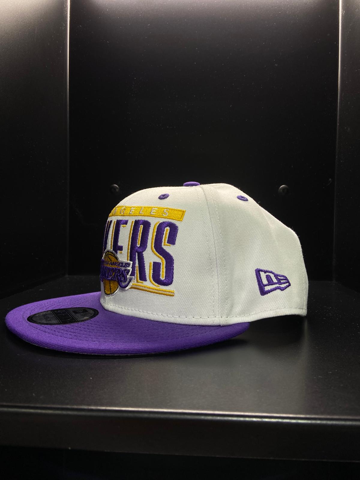 Cappello Lakers newera visiera diritta