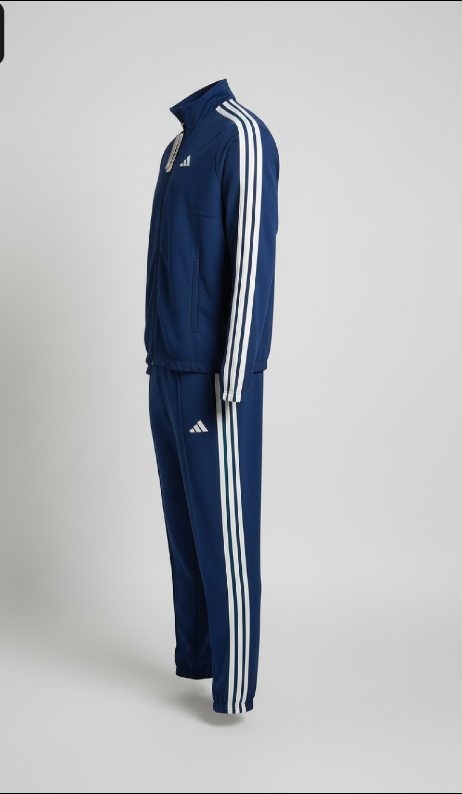 Tuta Adidas Bande laterali Blu scuro