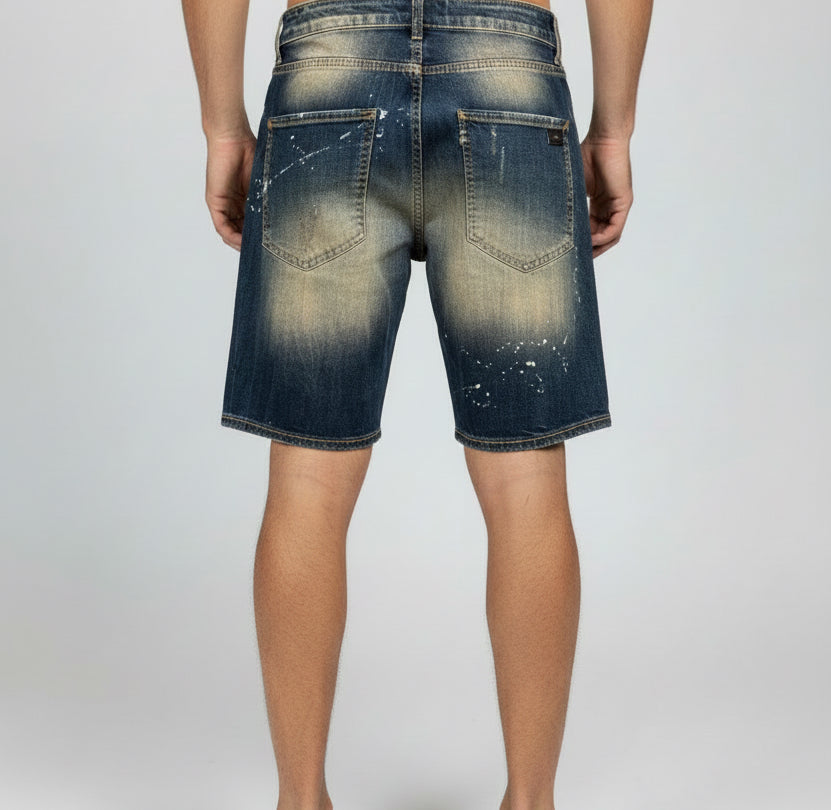 Bermuda in jeans soldier sabbiato 016B