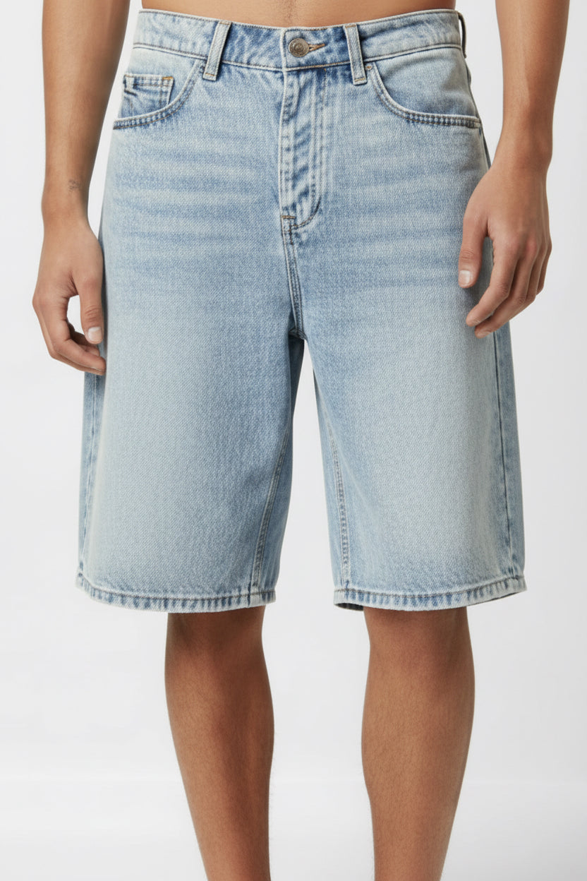 Bermudone in jeans soldier Oversize 08B
