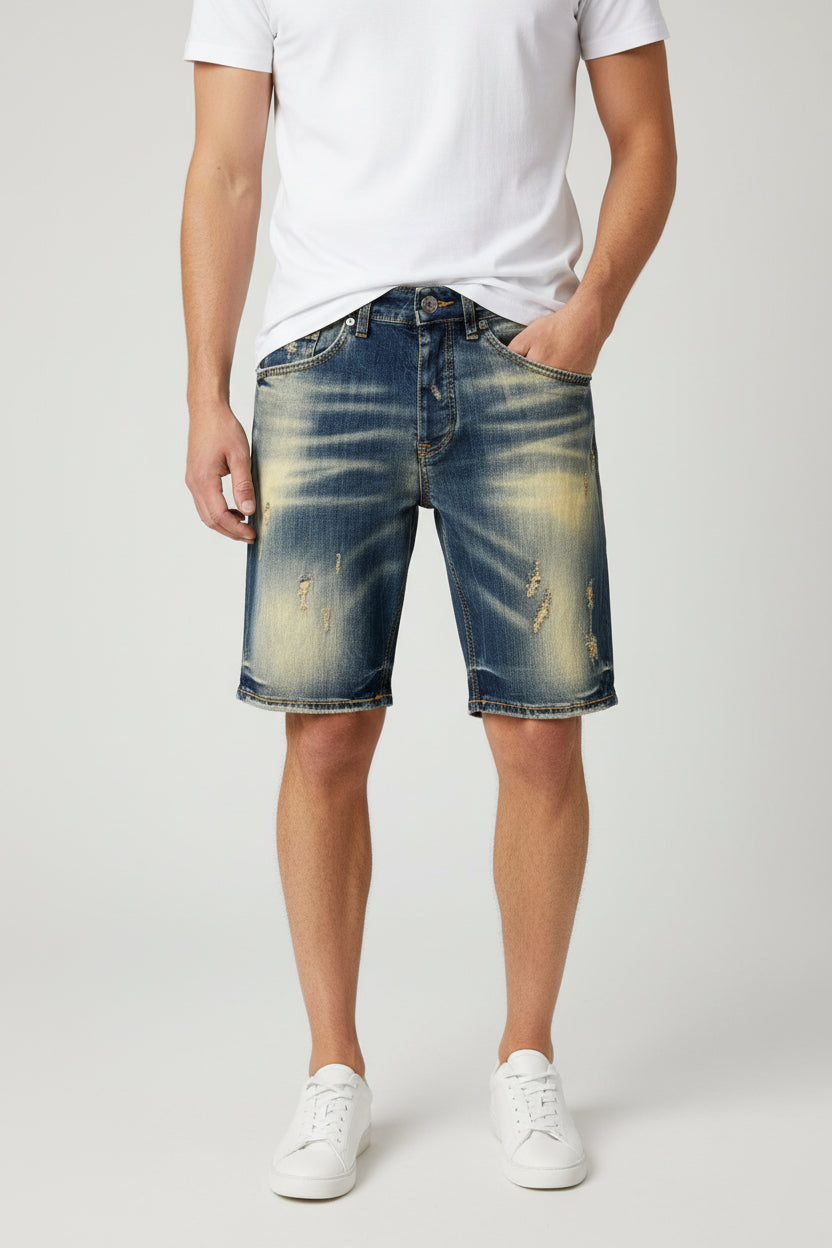 Bermuda in jeans soldier 018B