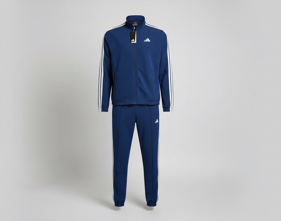 Tuta Adidas Bande laterali Blu scuro