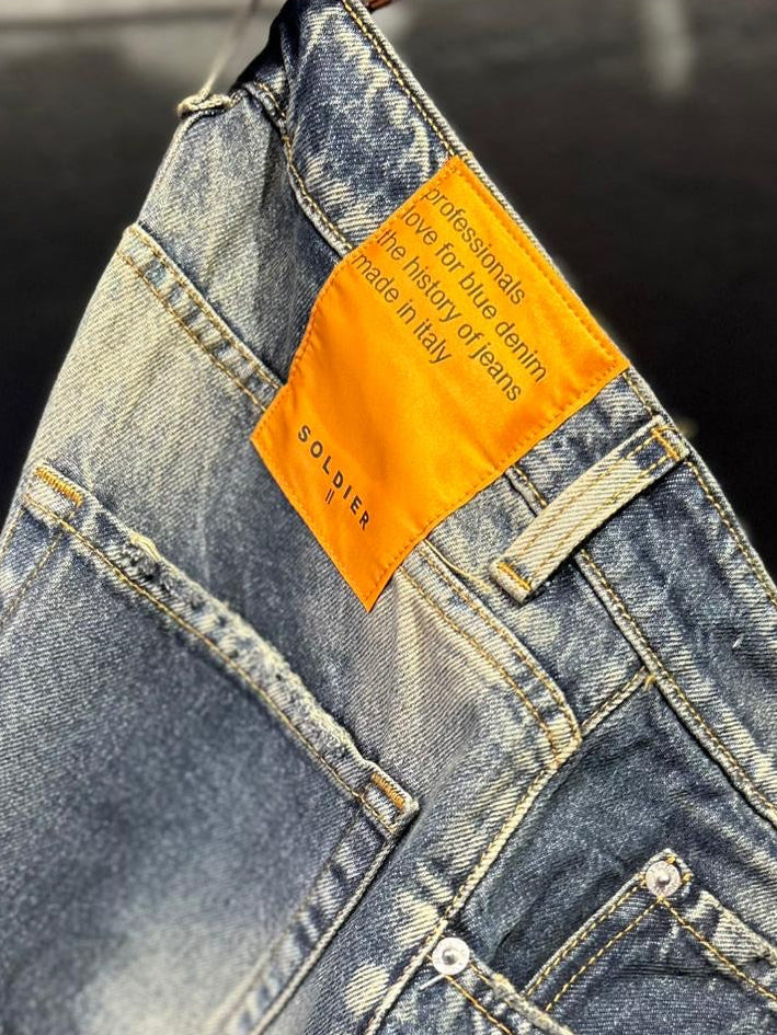 Jeans Baggy Soldier Sabbiato 643B