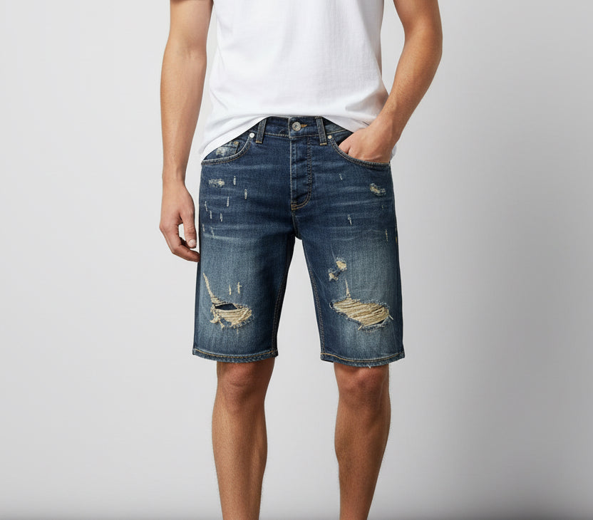 Bermuda in jeans soldier 03B