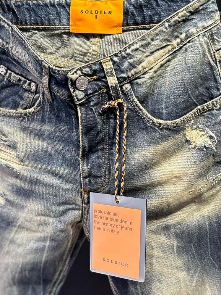 Jeans Baggy Soldier Sabbiato 643B