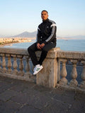 Tuta Adidas Nera Banda spalla
